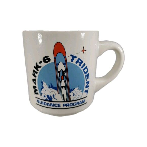 Mark 6 Trident Missile Guidence Program Coffee Mug U.S. Navy Submarine Warfare - Picture 1 of 15